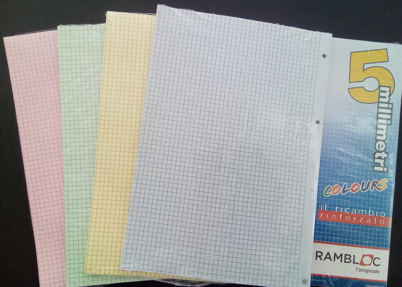 Ricambio rinforzato colorato